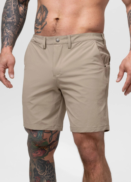 PIT BULL "HAMMOND" men's shorts - light sand