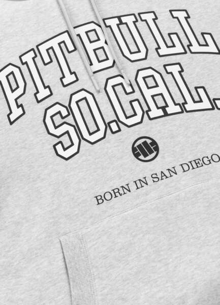 PIT BULL "SO CAL" Men's Hoodie - Gray