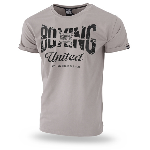 Koszulka T-shirt Dobermans Aggressive "BOXING" TS281H - beżowa