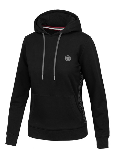 Women&#39;s hooded sweatshirt PIT BULL French Terry &quot;Geneva&quot; &#39;22 - black