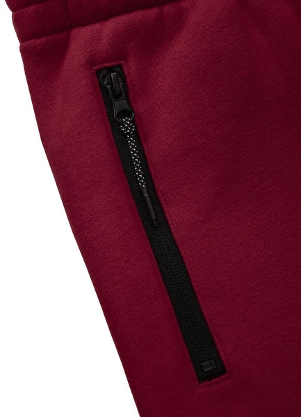 Spodnie dresowe PIT BULL "Athletic" - burgundy