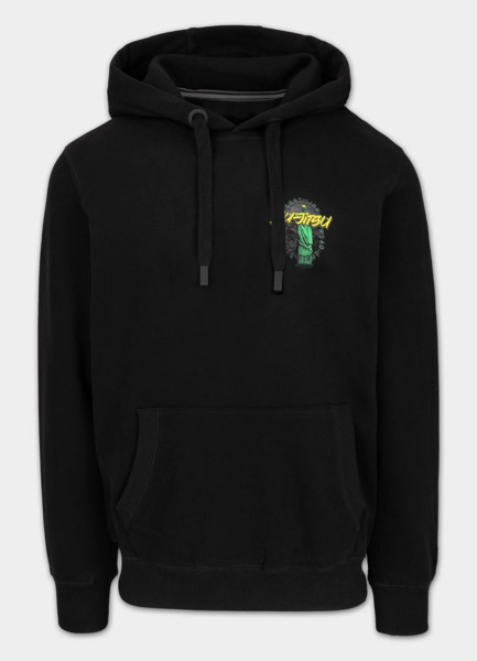 Bluza męska z kapturem PIT BULL "BJJ FIGHT DVSN" - czarny