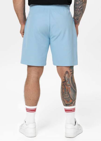 Spodenki szorty dresowe PIT BULL "PIQUE ROCKEY" - błękitne
