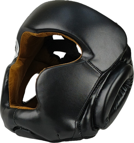 Kask bokserski MASTERS KSS-PU-BLACK