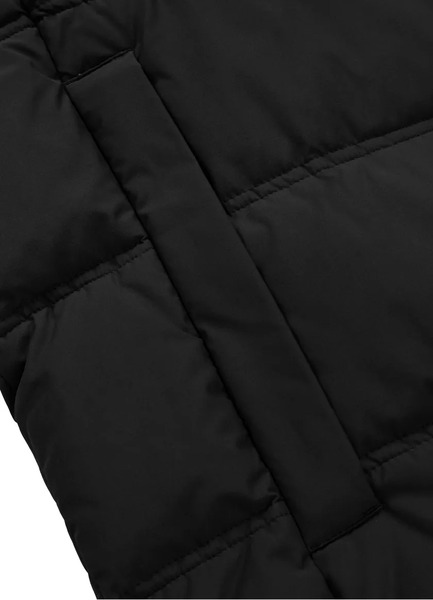 Men&#39;s winter jacket with hood PIT BULL &quot;DUNCAN&quot; - black