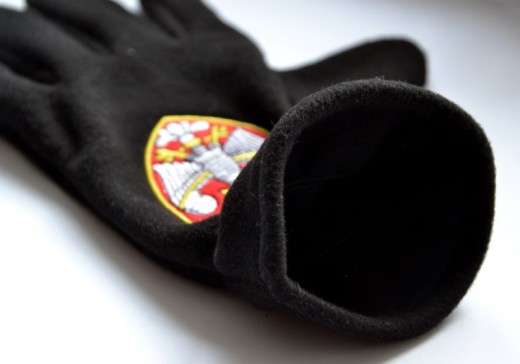 Fleece gloves Aquila &quot;Orzeł Piastowski&quot;