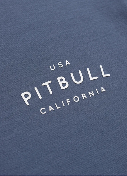  PIT BULL Slim Fit Men&#39;s T-Shirt &quot;USA CAL&quot; - Dark Blue
