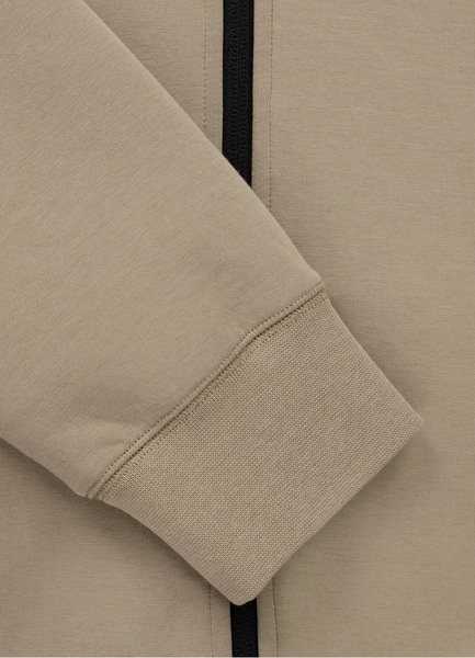 Men&#39;s zip-up hoodie PIT BULL &quot;DOGWOOD&quot; - sand