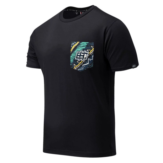 Koszulka T-shirt męski Extreme Hobby "PATTERN POCKET" - czarny