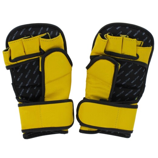 MMA training gloves Beltor "Training" yellow