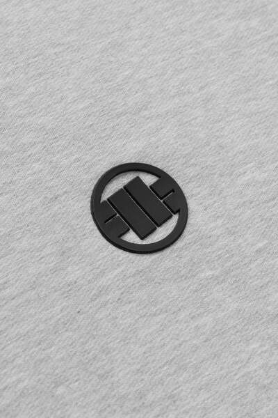 Bluza rozpinana z kapturem PIT BULL "SMALL LOGO NUGGET" - szary