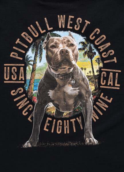 PIT BULL "BEACH GIRL" women's T-shirt - black