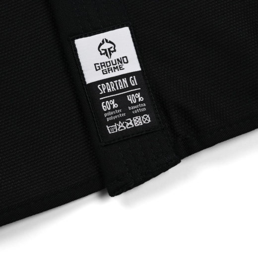 BJJ Ground Game Kimono / Gi "Spartan" - black