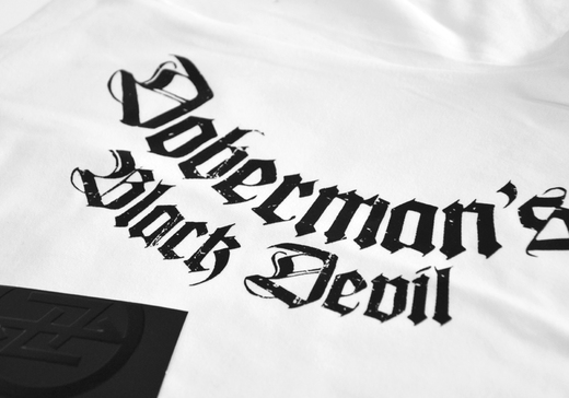 T-shirt Dobermans Aggressive &quot;Black Devil II TS198&quot; - white