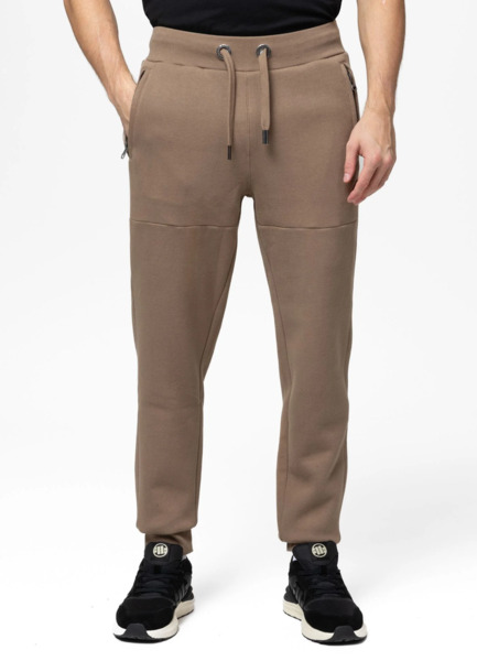 Spodnie dresowe PIT BULL "SMALL LOGO HD" - brązowy