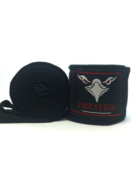Bandaż bokserski owijki Prestige 3m - czarne