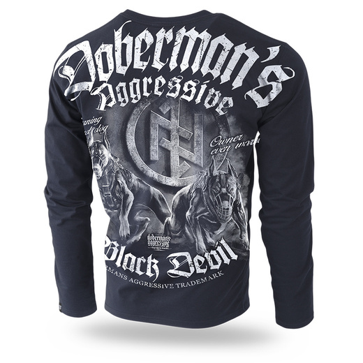Longsleeve Dobermans Aggressive "BLACK DEVIL II LS198" - czarny
