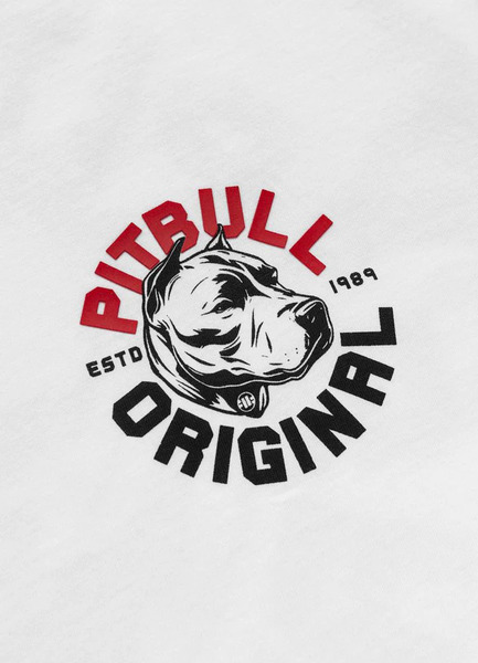 Koszulka męska PIT BULL "DOG SD" - biały