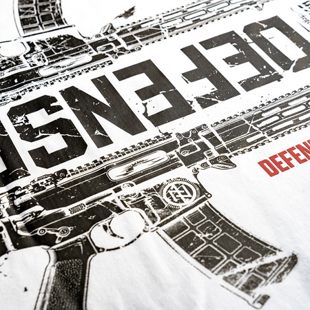 Koszulka T-shirt Dobermans Aggressive "DEFEND YOUR LAND TS418" - czerwona