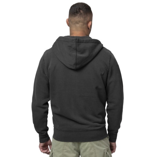 Men's zip-up hoodie PIT BULL "HACKETT" - graphite