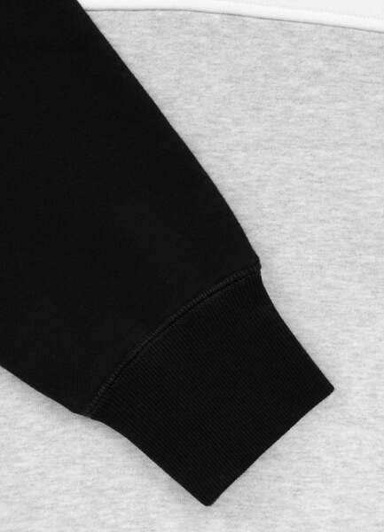 Bluza męska z kapturem PIT BULL "GIBSON" - czarny/szary