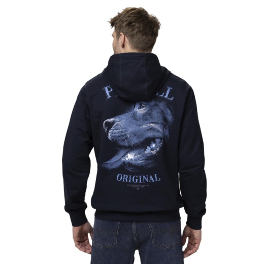 Bluza rozpinana z kapturem PIT BULL "MIDNIGHT" - granatowy