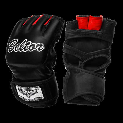 Beltor "Blade" MMA Gloves - Black and Red