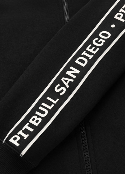 Bluza męska rozpinana PIT BULL "NEXUS" - czarny