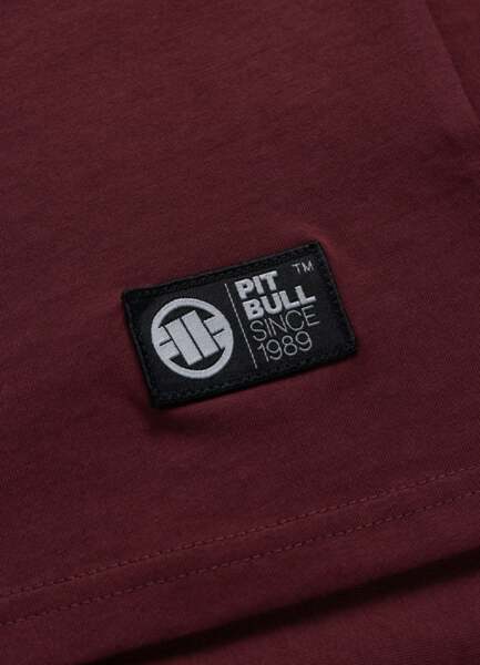 PIT BULL "NORTON" T-shirt - burgundy