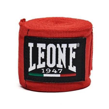 Boxing bandage wraps 4.5 m Leone - red