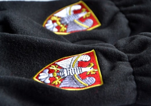 Fleece gloves Aquila &quot;Orzeł Piastowski&quot;