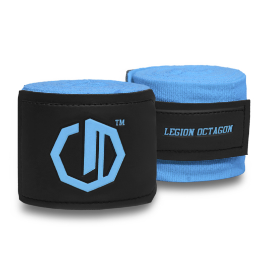 4m Legion Octagon Supreme boxing wrap - light blue