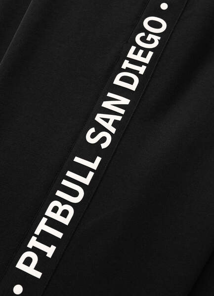 Spodnie dresowe PIT BULL "TAPE PARKER" - czarny