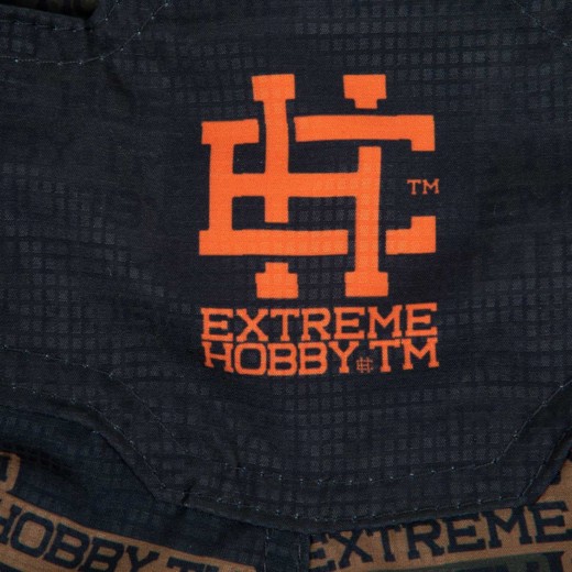 Spodenki szorty athletic Extreme Hobby "Paracord" - pomarańczowe
