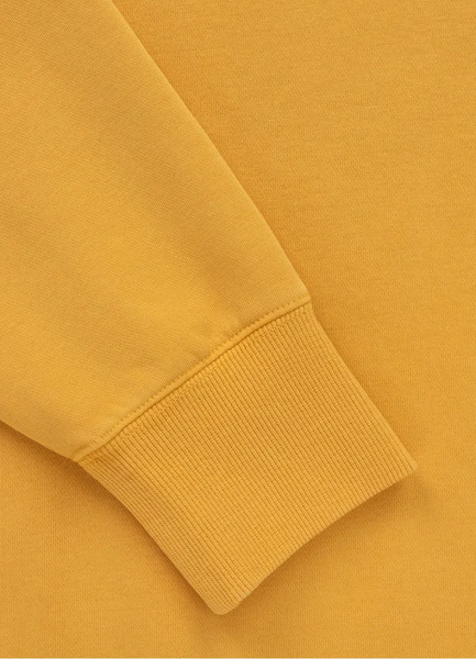 PIT BULL Washed Men&#39;s Sweatshirt &quot;Lancaster II&quot; - Yellow