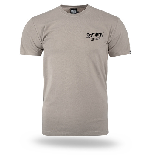 Koszulka T-shirt Dobermans Aggressive "SEMPER PARATUS TS412" - beżowa