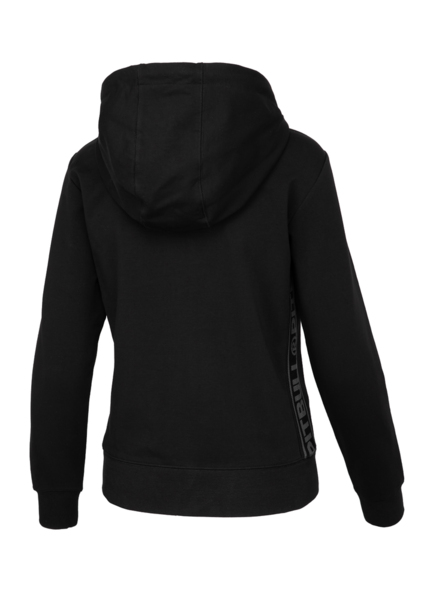 Women&#39;s hooded sweatshirt PIT BULL French Terry &quot;Geneva&quot; &#39;22 - black