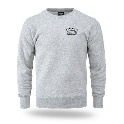 Bluza Dobermans Aggressive "ONE CREW GANGLAND BC384" - szara