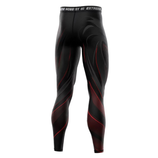 Extreme Hobby "POLSKA ULTIMATE" Men's Sports Leggings - Black