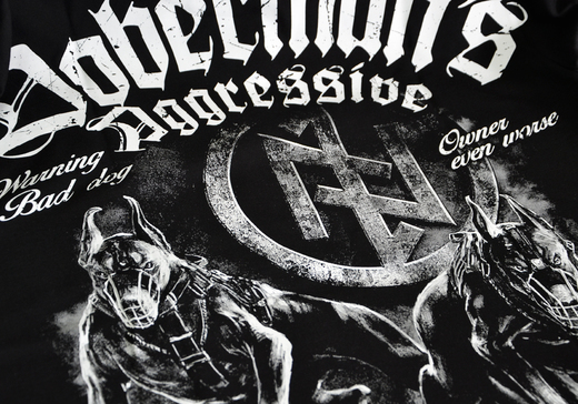 Koszulka T-shirt Dobermans Aggressive "Black Devil II TS198" - czarna