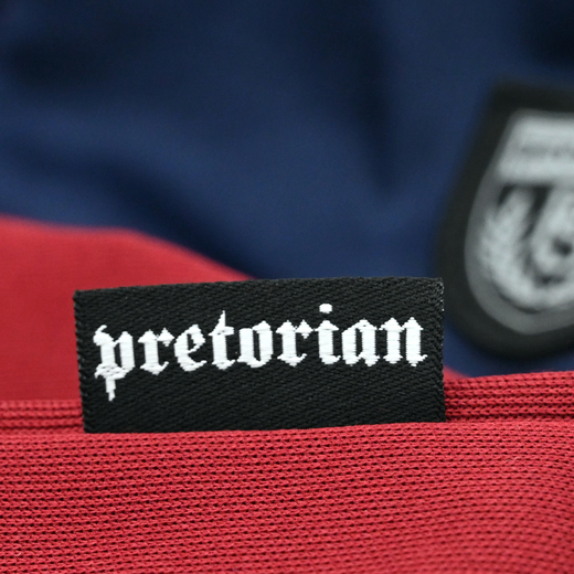 Polyester sweatshirt Pretorian "Shield" - burgund