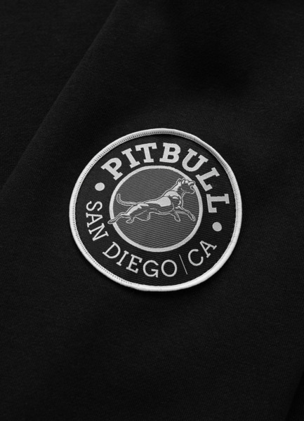 Bluza męska z kapturem PIT BULL "BADGER" - czarny