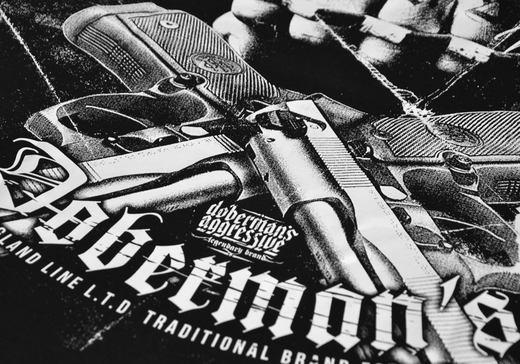 Dobermans Aggressive T-shirt &quot;Gangland TS209&quot; - black