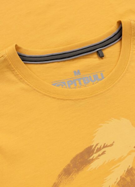 PIT BULL "PALMS" Men's T-Shirt - Yellow