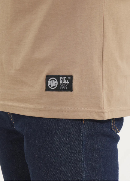 Koszulka PIT BULL "SCRATCH" - ciemna piaskowa