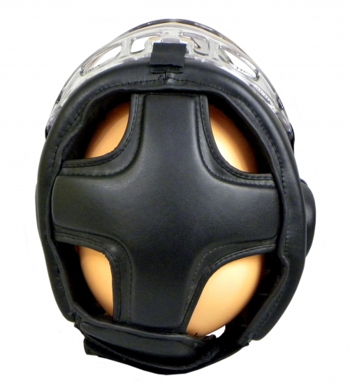 Kask bokserski z maską Masters KSSPU-M czarny