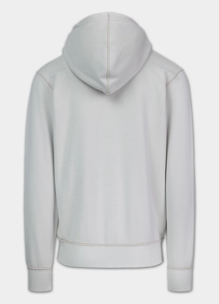 Bluza z kapturem PIT BULL Washed "ORLANDO" - biały