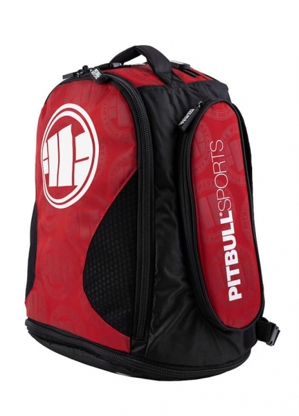 Plecak PIT BULL "Logo" treningowy średni - czerwony
