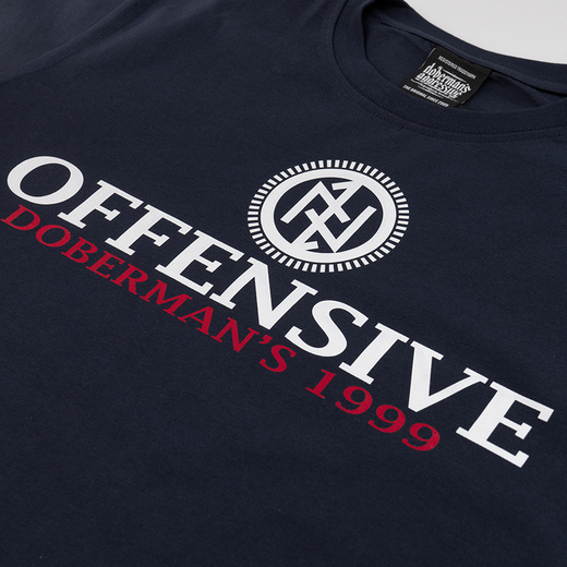 Longsleeve Dobermans Aggressive "OFFENSIVE 99" LS402 - granatowy
