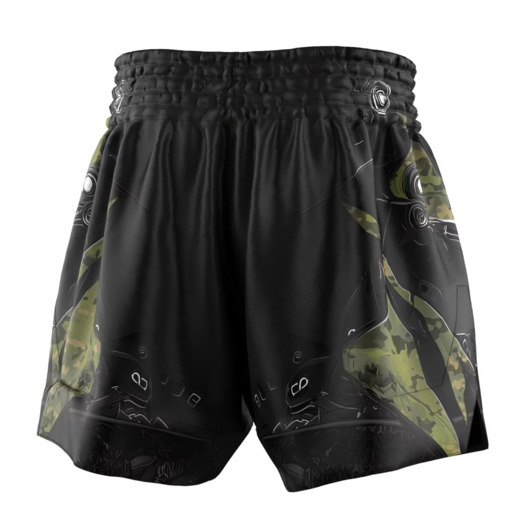  Extreme Hobby Muay Thai Shorts | IRON FORCE - camo